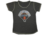 Detroit Tigers SAAG WOMEN Gray Sequin "This Girl Loves Diamonds" T-Shirt - Sporting Up