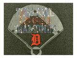 Detroit Tigers Saag Femmes Gris Paillettes "Cette fille aime les diamants" T-shirt - Sporting Up