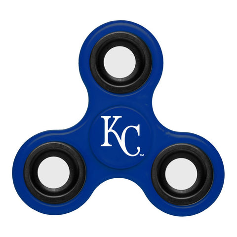 Kansas city royals mlb blue diztracto fidget hand spinner de tres vías - sporting up
