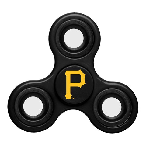 Compre pittsburgh pirates mlb black three way diztracto fidget hand spinner - sporting up