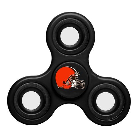 Shop Cleveland Browns NFL Black Three Way Diztracto Fidget Hand Spinner - Sporting Up