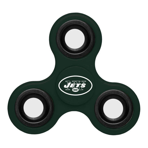 New york jets nfl green diztracto fidget hand spinner de tres vías - sporting up