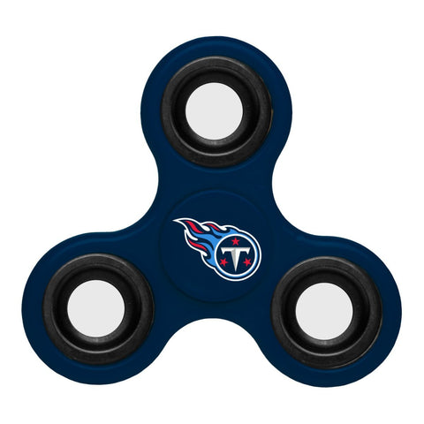 Shop Tennessee Titans NFL Navy Three Way Diztracto Fidget Hand Spinner - Sporting Up