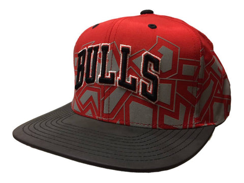 Shop Chicago Bulls Mitchell & Ness Red Graphic Adjustable Snapback Flat Bill Hat Cap - Sporting Up