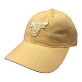 Chicago Bulls Mitchell & Ness WOMEN'S Pastel Canary Yellow Strapback Hat Cap - Sporting Up