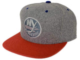 New York Islanders Mitchell & Ness Wool Hi Crown Fitted Flat Bill Hat Cap 7 3/8 - Sporting Up
