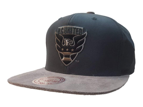 Shop D.C. United Mitchell & Ness Gray Abstract Structured Adj. Flat Bill Hat Cap - Sporting Up