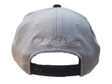 D.C. United Mitchell & Ness Gray Black Flat Bill Snapback Adjustable Hat Cap - Sporting Up