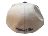 New York City FC Mitchell & Ness Off-White Blue Flat Bill Fitted Hat Cap (7 3/8) - Sporting Up