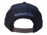 New York City FC Mitchell & Ness Navy Tri-Blend Flat Bill Snapback Hat Cap - Sporting Up