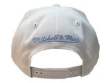 New York City FC Mitchell & Ness White Structured Adjustable Flat Bill Hat Cap - Sporting Up