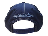New York City FC Mitchell & Ness White Navy Adj. Trucker Style Flat Bill Hat Cap - Sporting Up