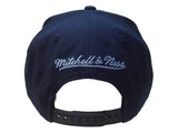 New York City FC Mitchell & Ness Navy Digital Logo Structured Adj Flat Bill Hat - Sporting Up