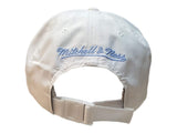 New York City FC Mitchell & Ness White Nylon Painter Style Flat Bill Adj Hat Cap - Sporting Up