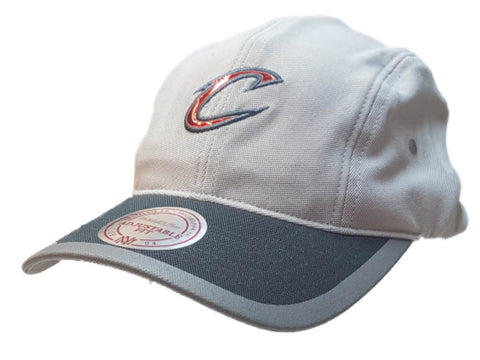 Shop Cleveland Cavaliers Mitchell & Ness Two-Toned Gray 4 Panel Adj. Relaxed Hat Cap - Sporting Up
