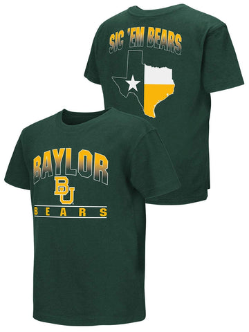 Shop Baylor Bears Colosseum YOUTH BOYS Green Texas State Sic 'Em Bears T-Shirt - Sporting Up