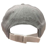 New York Knicks Mitchell & Ness Gray Adjustable Strap Flat Bill Relax Hat Cap - Sporting Up
