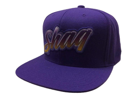 Shop Shaquille "Shaq" O'Neal Los Angeles Lakers Mitchell & Ness Snapback Hat Cap - Sporting Up