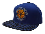 Golden State Warriors Mitchell & Ness Abstract Structured Flat Bill Snapback Hat - Sporting Up