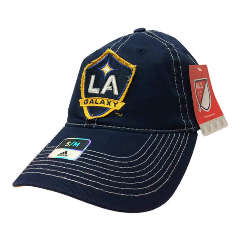 Los Angeles Galaxy Adidas SuperFlex Fitted Relaxed Slouch Baseaball Hat (S/M) - Sporting Up