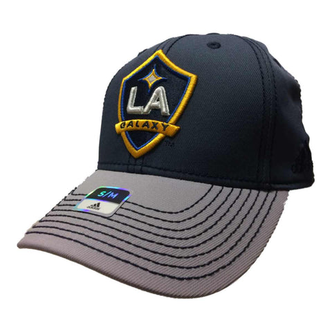 Los Angeles Galaxy Adidas FitMax70 Two-Toned Gray Structured Fitted Baseball Hat - Sporting Up