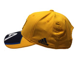 Los Angeles Galaxy Adidas Yellow Large Logo Structured Snapback Baseball Hat - Sporting Up