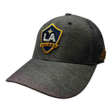 Los Angeles Galaxy Adidas Gray Structured Adj. Snapback Baseball Hat Cap - Sporting Up