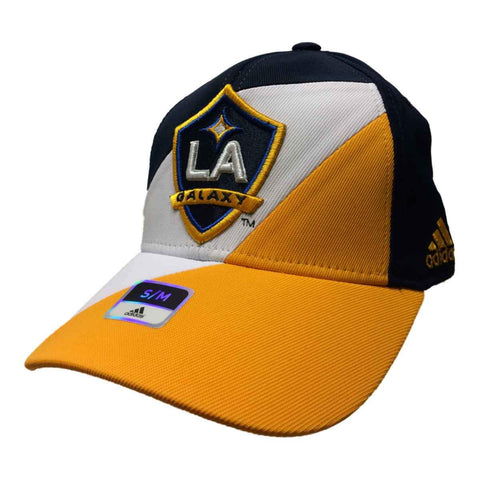 Shop Los Angeles Galaxy Adidas FitMax 70 Team Colors Fitted Baseball Hat Cap (S/M) - Sporting Up