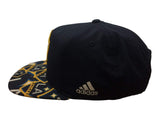 Los Angeles Galaxy Adidas Multiple Logo Structured Snapback Flat Bill Hat Cap - Sporting Up