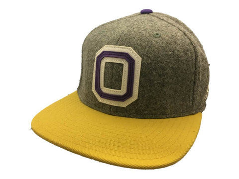 Shop Orlando City SC Adidas Retro Letterman Style Structured Flat Bill Hat Cap (S/M) - Sporting Up