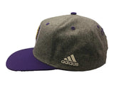 Orlando City SC Adidas Gray Purple Structured Fitted Flat Bill Snapback Hat Cap - Sporting Up