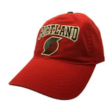 Portland Trail Blazers Adidas WOMENS Red Relaxed Strapback Baseball Hat Cap - Sporting Up