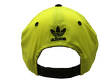 Miami Heat Adidas Neon Yellow Adjustable Structured Snapback Flat Bill Hat Cap - Sporting Up