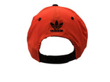 Miami Heat Adidas Neon Orange Adjustable Structured Snapback Flat Bill Hat Cap - Sporting Up