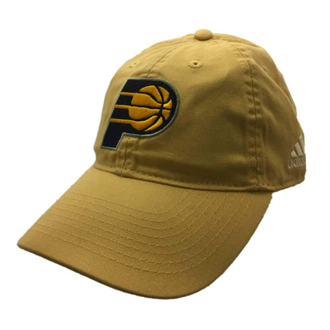 Shop Indiana Pacers Adidas Pastel Yellow Adj. Relaxed Strapback Baseball Hat Cap - Sporting Up