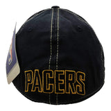 Indiana Pacers Adidas SuperFlex Navy Relaxed Style Fitted Baseball Hat Cap (S/M) - Sporting Up