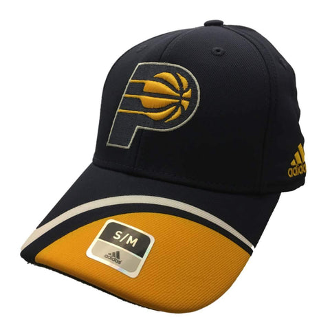 Indiana Pacers Adidas FitMax 70 Navy Structured Fitted Baseball Hat Cap (S/M) - Sporting Up