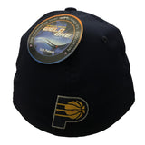 Indiana Pacers Adidas FitMax 70 Navy Structured Fitted Baseball Hat Cap (S/M) - Sporting Up