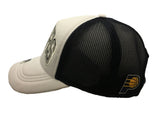 Indiana Pacers adidas Damen-Snapback-Mütze mit weißem Adj-Glitzer-Logo und Netzstoff – sportlich