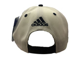 Indiana Pacers Adidas White & Navy Adj. Structured Snapback Flat Bill Hat Cap - Sporting Up