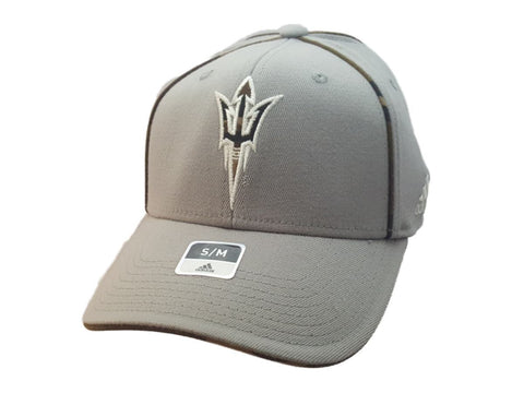 Shop Arizona State Sun Devils Adidas FitMax 70 Gray Camo Structured Baseball Hat Cap - Sporting Up