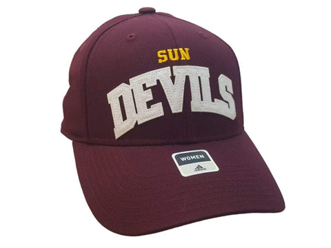Arizona State Sun Devils adidas Damen-Baseballmütze mit Pailletten-Logo und Snapback – sportlich