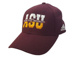 Arizona State Sun Devils Adidas Adjustable Structured Strapback Baseball Hat Cap - Sporting Up