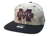 Mississippi State Bulldogs Adidas FitMax 70 Tie-Dye Style Flat Bill Hat Cap(S/M) - Sporting Up