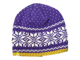 Orlando City SC Adidas Purple Snowflake Pattern Acrylic Knit Beanie Hat Cap - Sporting Up
