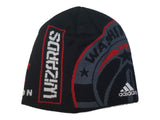 Washington Wizards Adidas Black and Gray Acrylic Knit Skull Beanie Hat Cap - Sporting Up