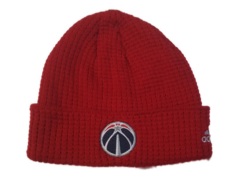 Washington Wizards Adidas YOUTH Red Acrylic Knit Cuffed Skull Beanie Hat Cap - Sporting Up