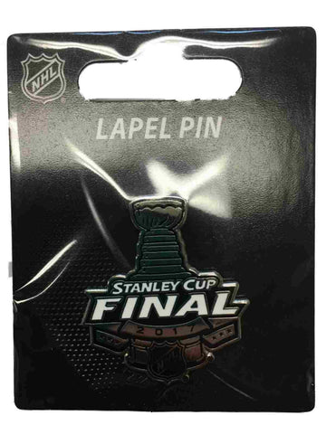 2017 NHL Stanley Cup Final Trophy Aminco Metal Lapel Pin - Sporting Up