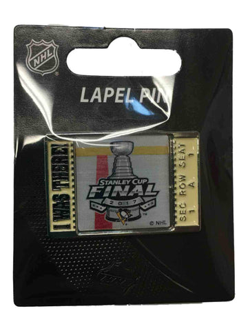 Pittsburgh Penguins 2017 Stanley Cup Final Aminco "I Was There!" Metal Lapel Pin - Sporting Up