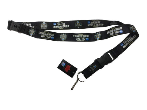 Shop 2017 CWS Men's College World Series Omaha Aminco Black Durable Buckle Lanyard - Sporting Up